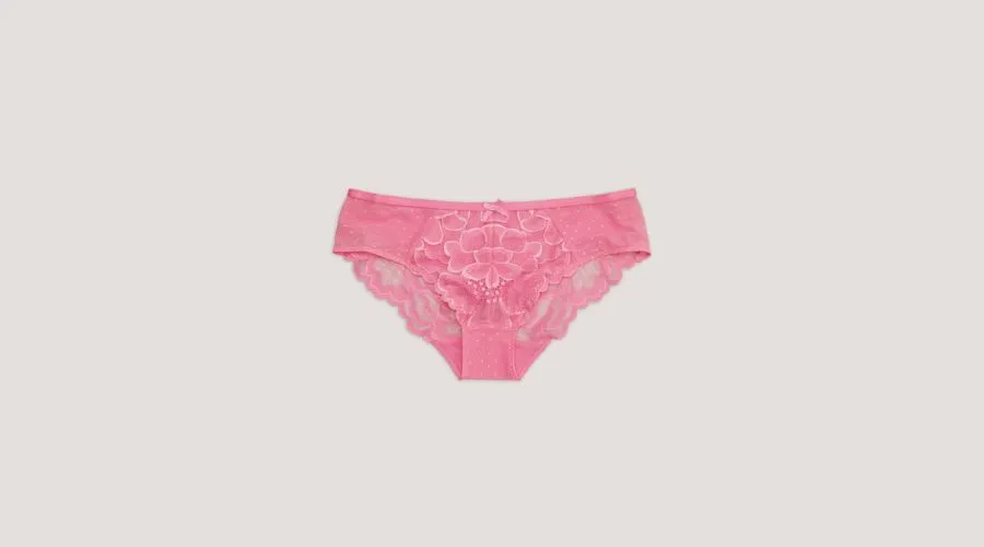 Pink Floral Short Knickers - Size 8