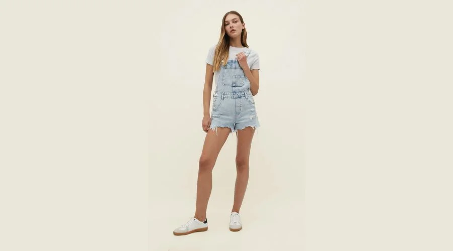 Short Denim Dungarees