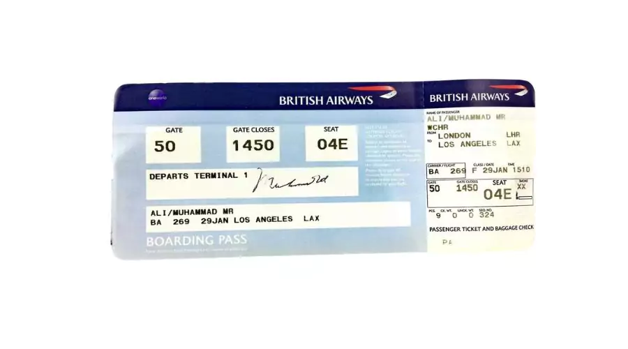 Information on the British Airways Boarding Pass