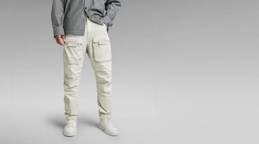 3D Regular Tapered Cargo Pants