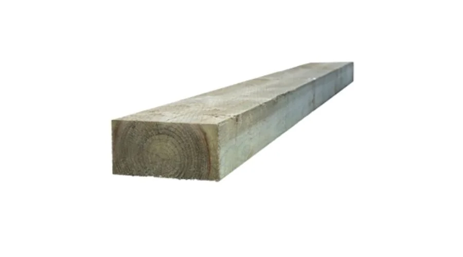 Ecc Incised Green Treated Sleeper 125 x 250mm x 2.4m