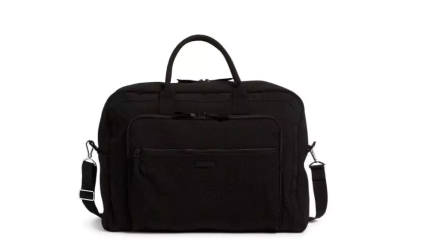 Grand Weekender Travel Bag in Microfiber Classic Black