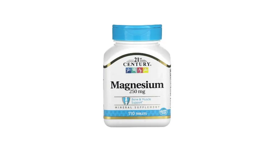 21st Century, Magnesium, 250 mg, 110 Tablets