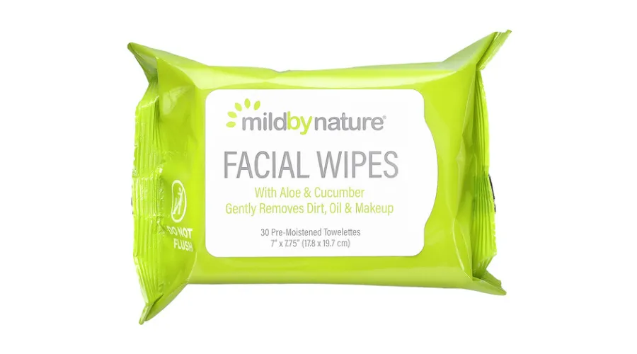 Mild By Nature- Aloe & Cucumber Facial Wipes