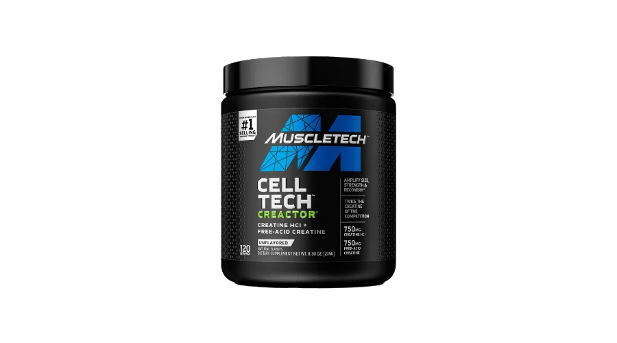 MuscleTech, Cell Tech CREACTOR, Creatine HCI + Free-Acid Creatine