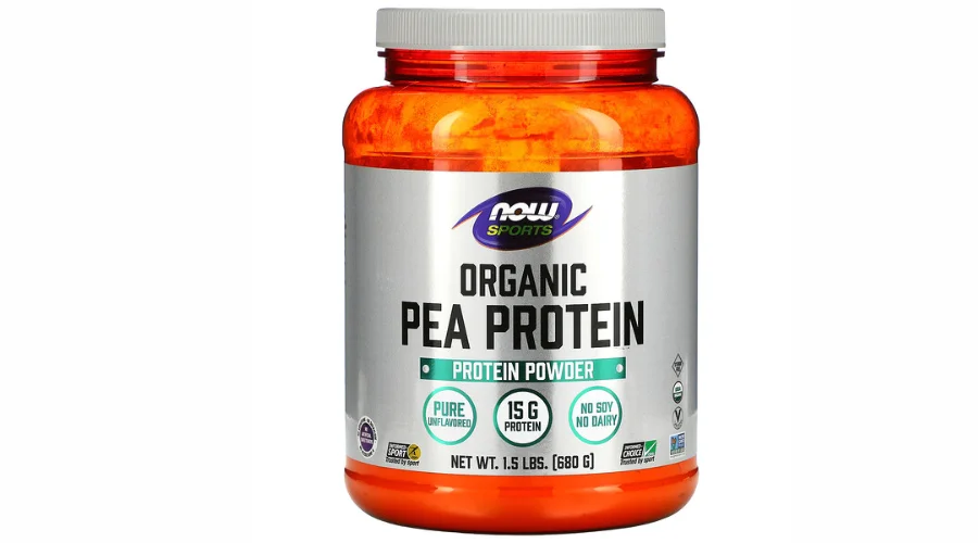 NOW Foods, Sports, Organic Pea Protein Powder 