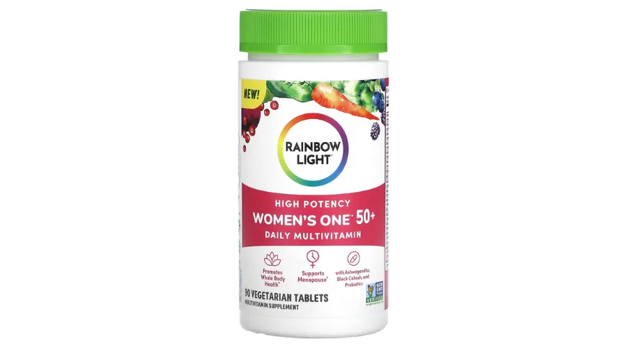 Rainbow Light, Women’s One 50 +, Daily Multivitamin