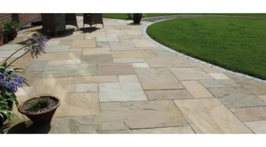 Talasey Natural Indian Sandstone Classicstone Project Pack 22.20m² Harvest Pack size 75 | Celebzero