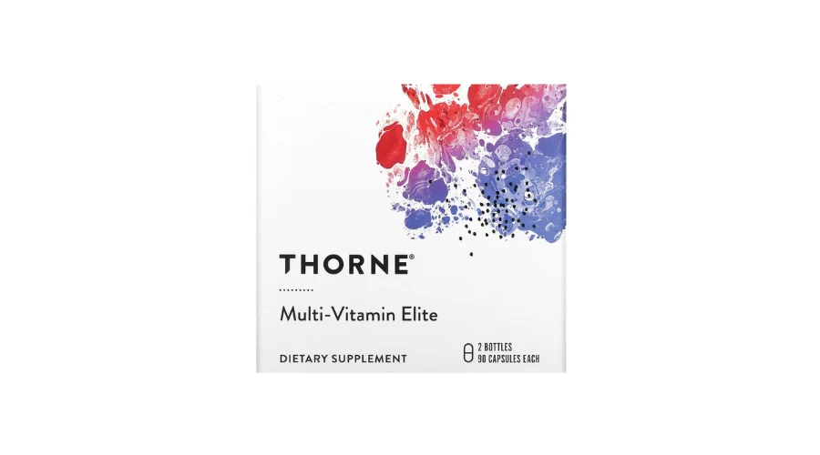 Thorne, Multi-Vitamin Elite, A.M. & P.M., 2 Bottles, 90 Capsules Each