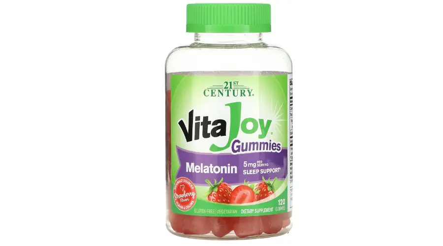 VitaJoy Melatonin Gummies, 2.5 mg, 120 Gummies | Celebzero