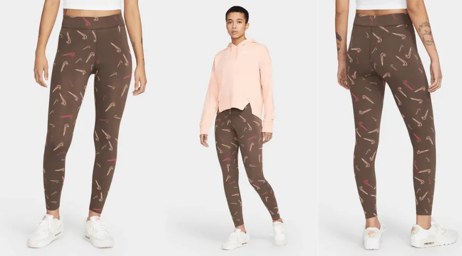 Nike Sportswear Women’s High Waisted Leggings With Prints | Celebzero