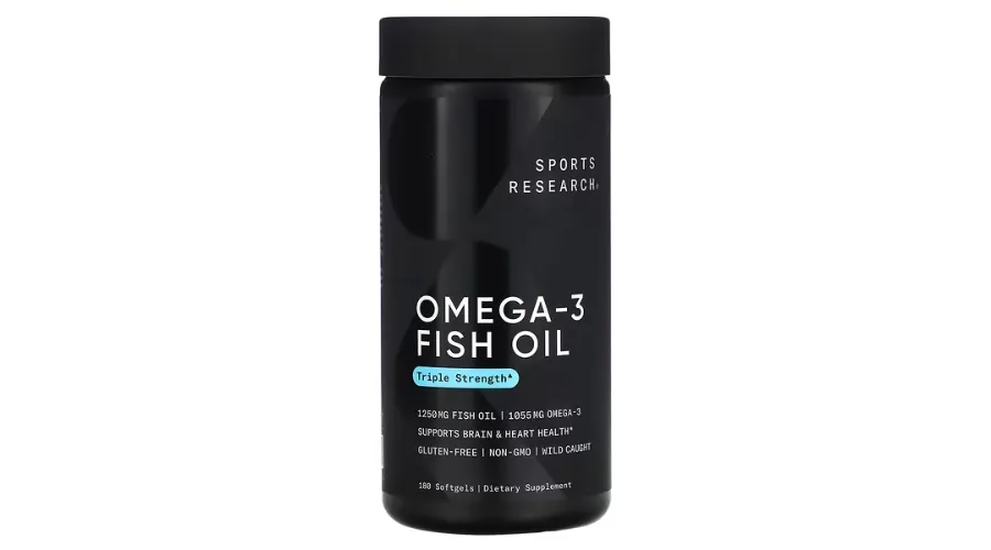 Sports Research, Omega-3 Rich Fish Oil