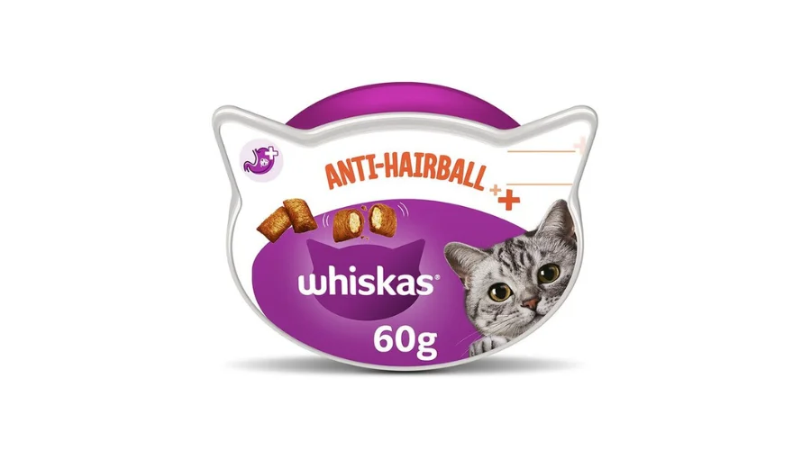 Whiskas anti-hairball snacks for cats