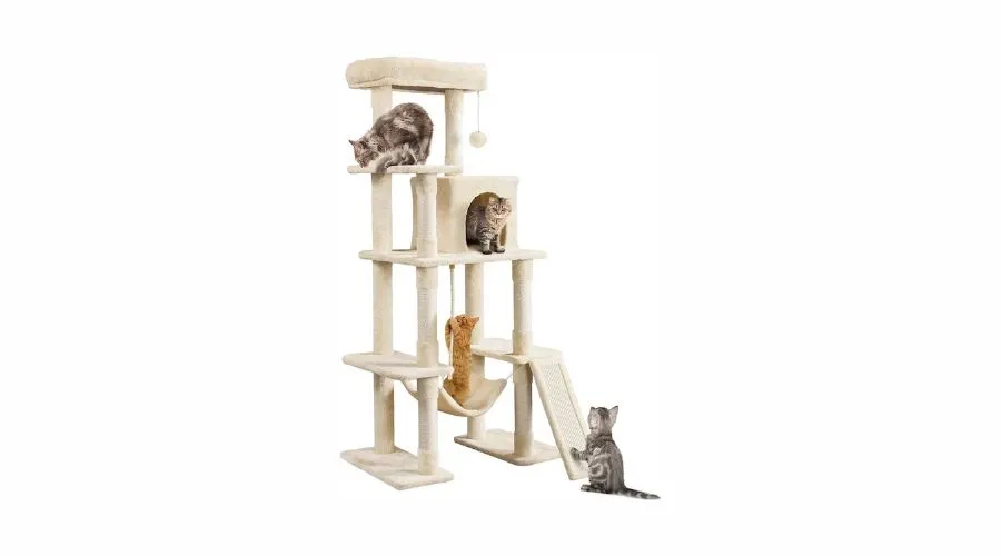 Yaheetech Multi-Level 63-in Plush Cat Tree