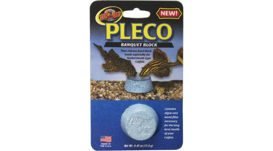 Zoo Med Pleco banquet block fish food