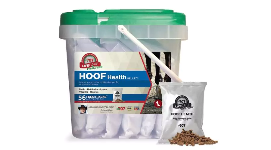 Formula 707 Hoof Health Hay Flavor Pellets Horse Supplement