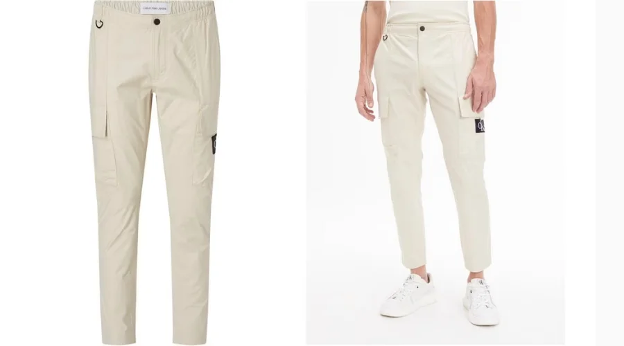 CALVIN KLEIN Skinny Washed Cargo Trousers