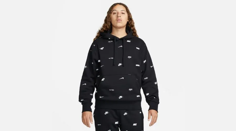 Nike Club Pullover All Over Print Hoodie 