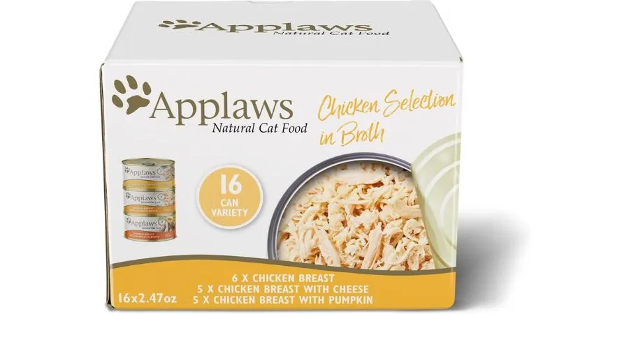 Applaws Chicken Selection In Broth Variety Pack Wet Cat Food 