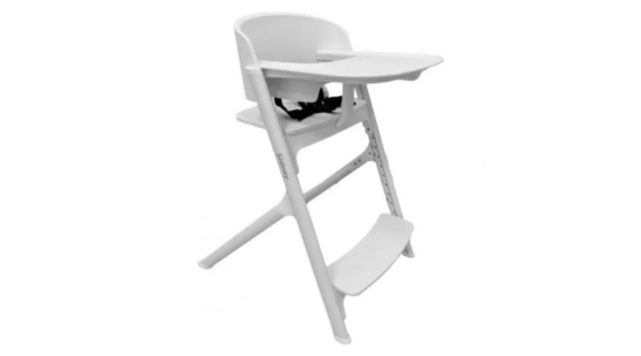 High chair Carrello Sidney Pearl White + 4 levels of height adjustment