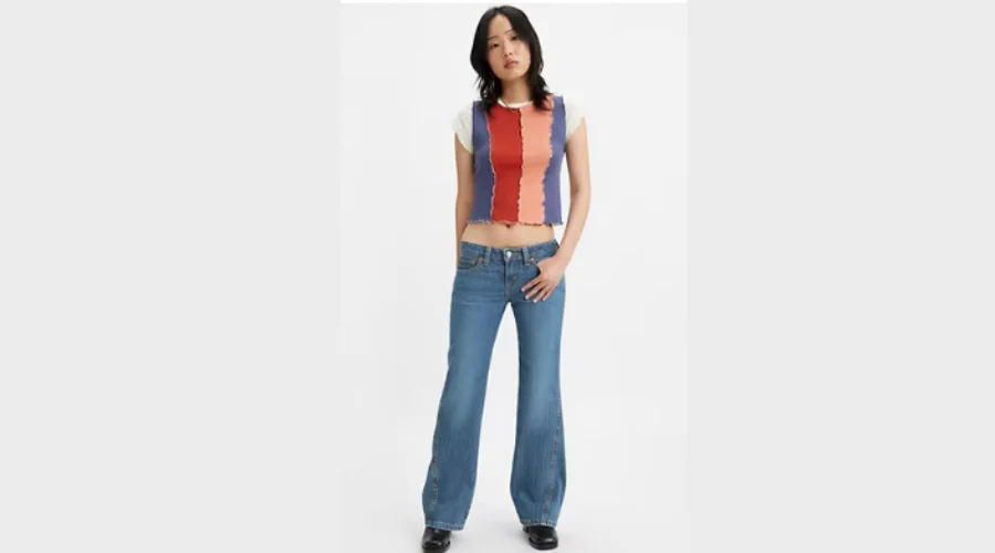 Noughties Bootcut Pinstripe Women's Jeans