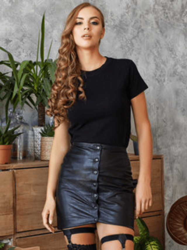Stylish Leather Skirts for Trendy Fashion Statements