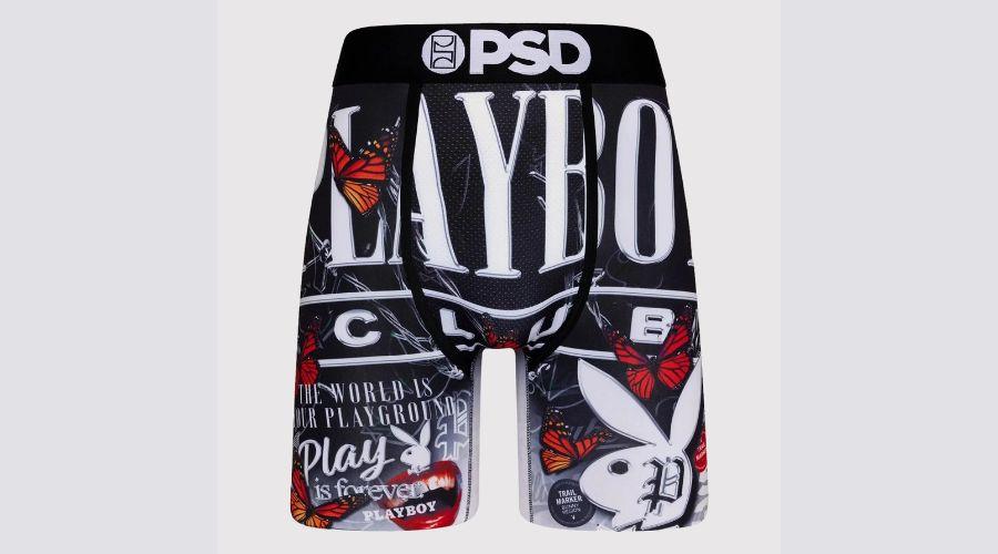 Mens PSD Underwear Playboy Club Boxer Briefs