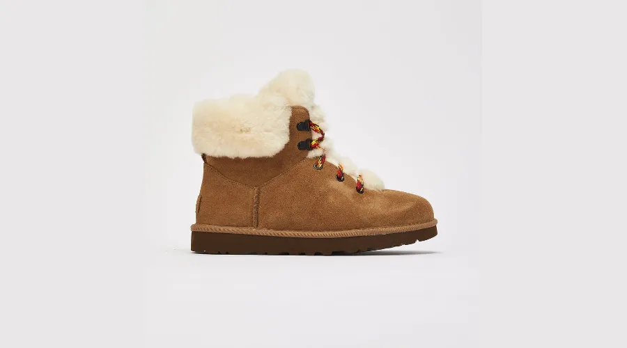 Womens Ugg Classic Mini Alpine Lace Boots