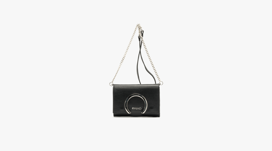 A Small, Black Clutch Bag