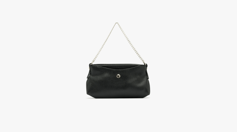 Small Black Purse With A Chain