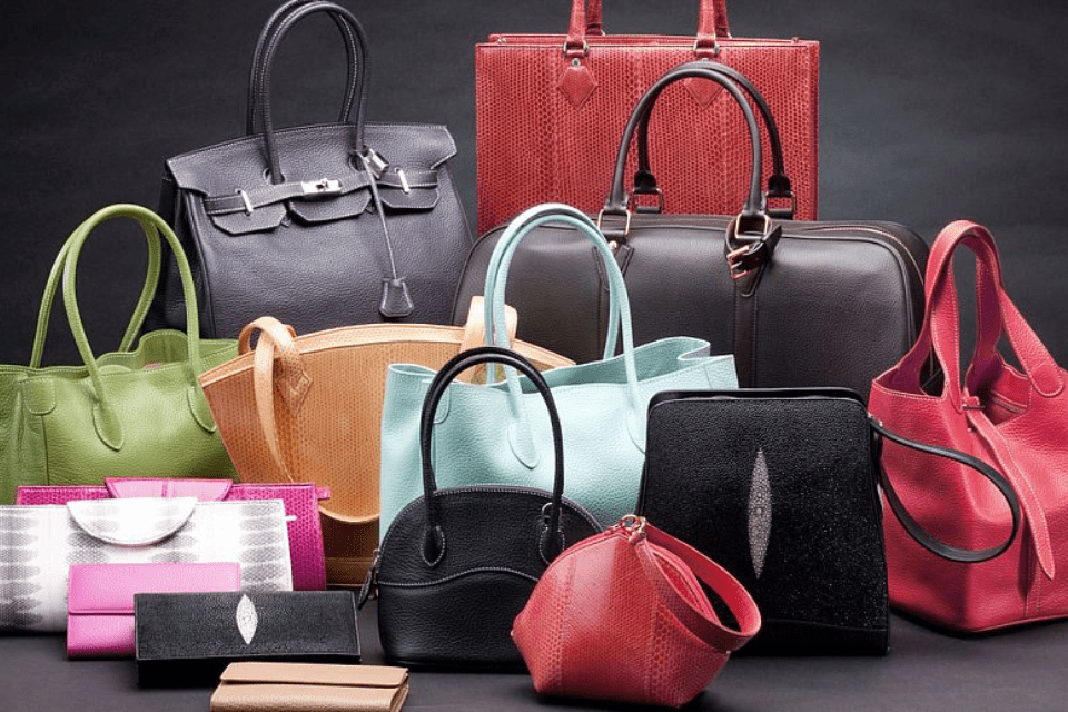trendy handbags and purses