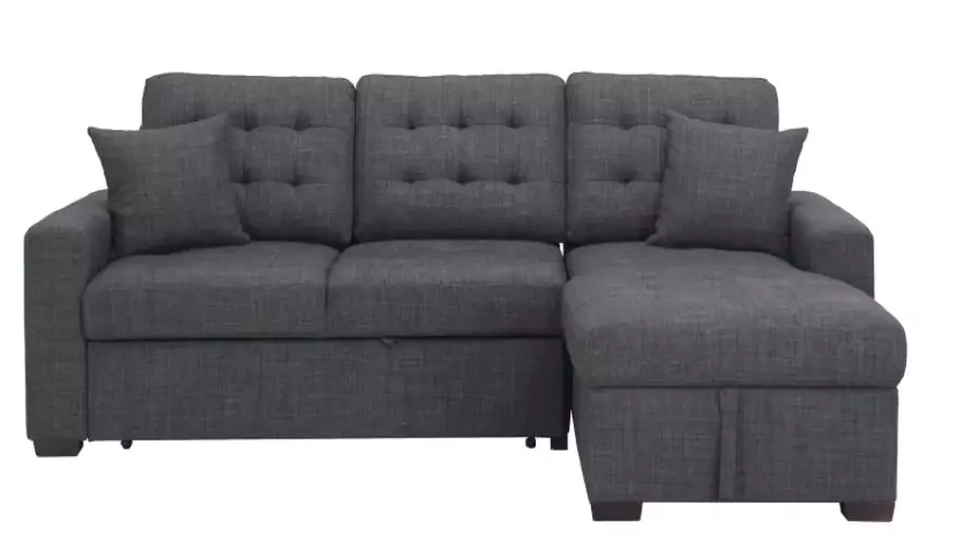 Brynn 2-pc queen sofa chaise W/Pop Up Sleeper and Storage