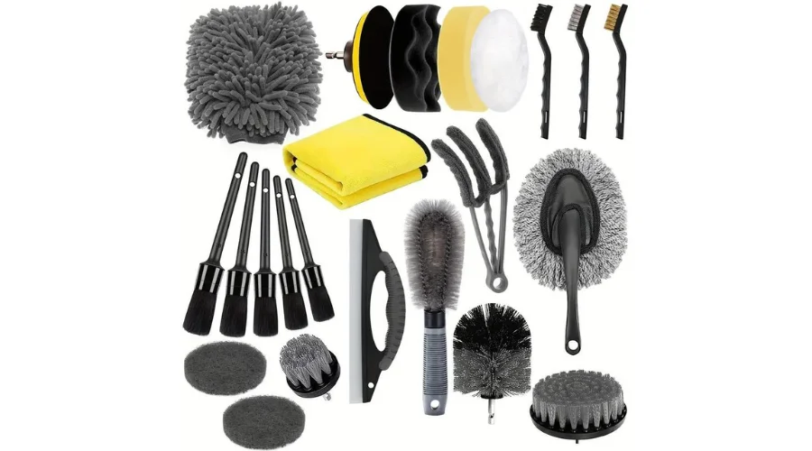 23Pcs Car Wash Cleaning Tools Kit, Car Detailing Set