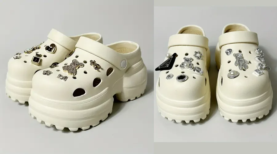 Women's Cute Bear Design Clogs, Fashionable & Versatile