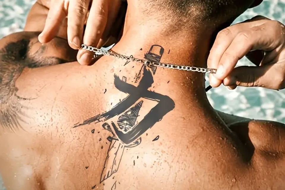 Neck Tattoos for Men