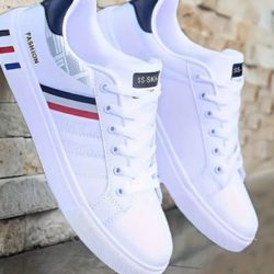 Men’s Breathable Lace-Up skate Shoes with Good grip