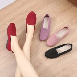 Casual Style Top Cloth Low Fashion Dancing Flying Woven Shoes