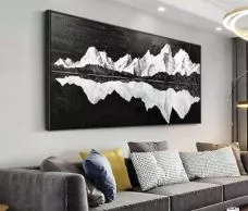 black & white wall art