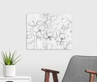 black & white wall art