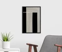 black & white wall art