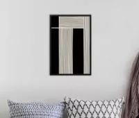 black & white wall art