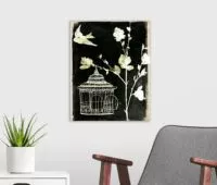 black & white wall art