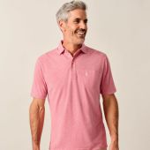 Coastal Wash Original Polo – Pink and Green Surfer Logo