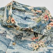 Surf Flannel Short Sleeve Button Up Shirt (1)